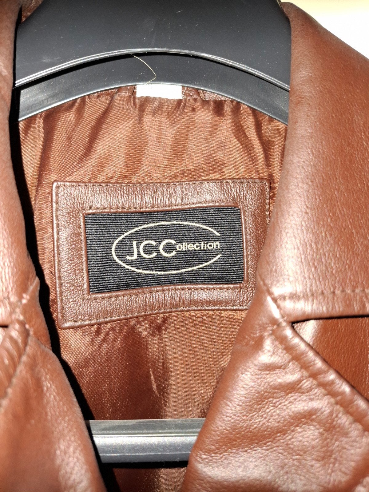 JCC Collection Leren Jas Heren - Maat L, Maat 52/54 (L), JCC Collection, Bruin, Ophalen of Verzenden
