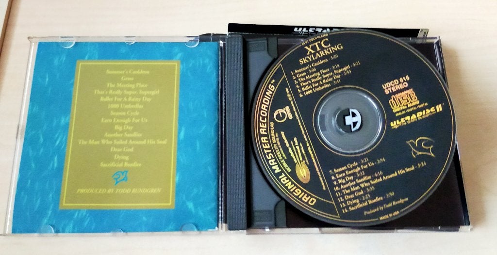 XTC - Skylarking CD MFSL Gold Ultradisc II Gesigneerd, Cd's en Dvd's, Cd's | Rock, Ophalen of Verzenden, Gebruikt, Poprock