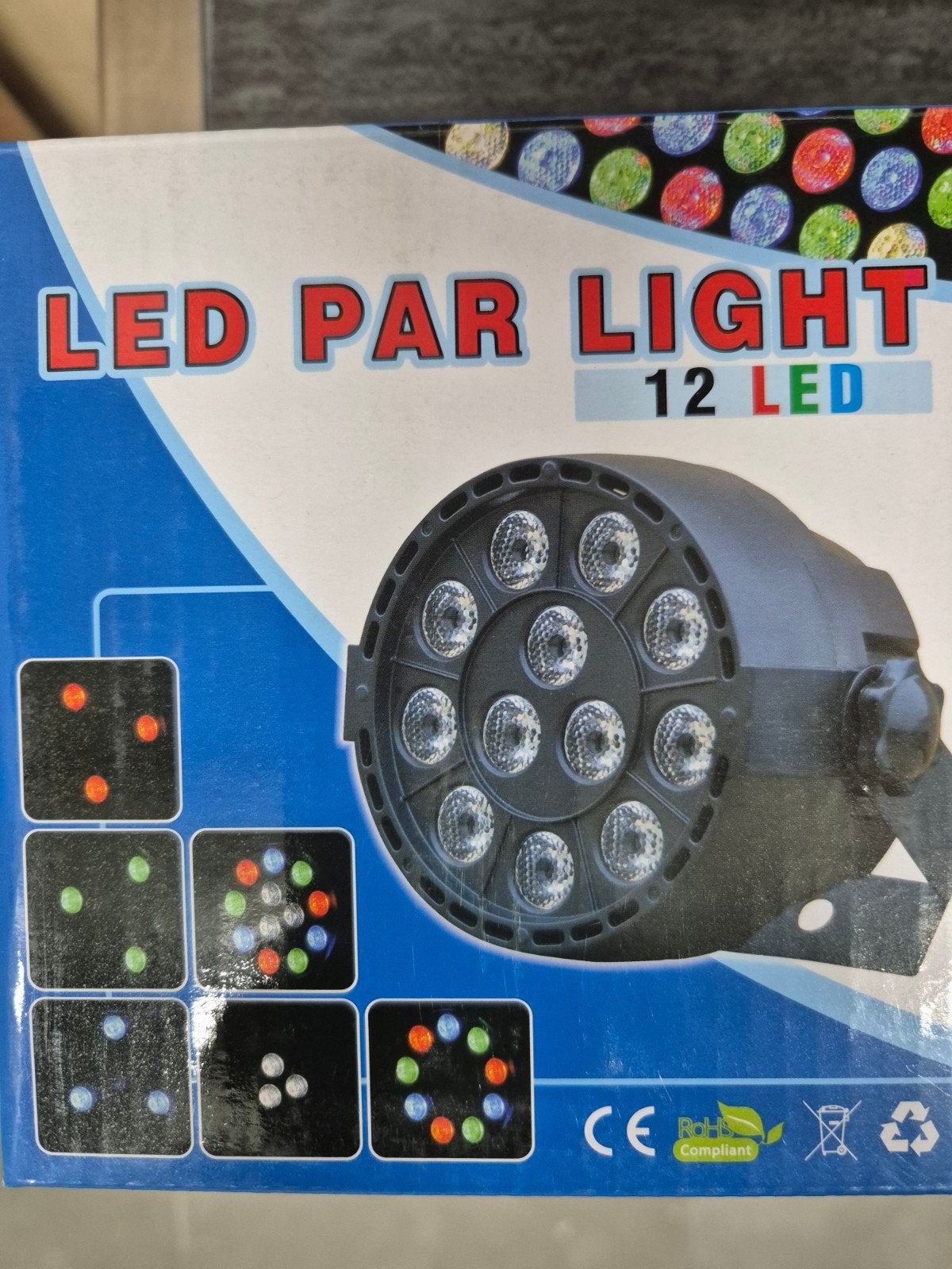 Party LED PAR Light Set - 7 Stuks met Kabels, Muziek en Instrumenten, Licht en Laser, Ophalen of Verzenden, Zo goed als nieuw