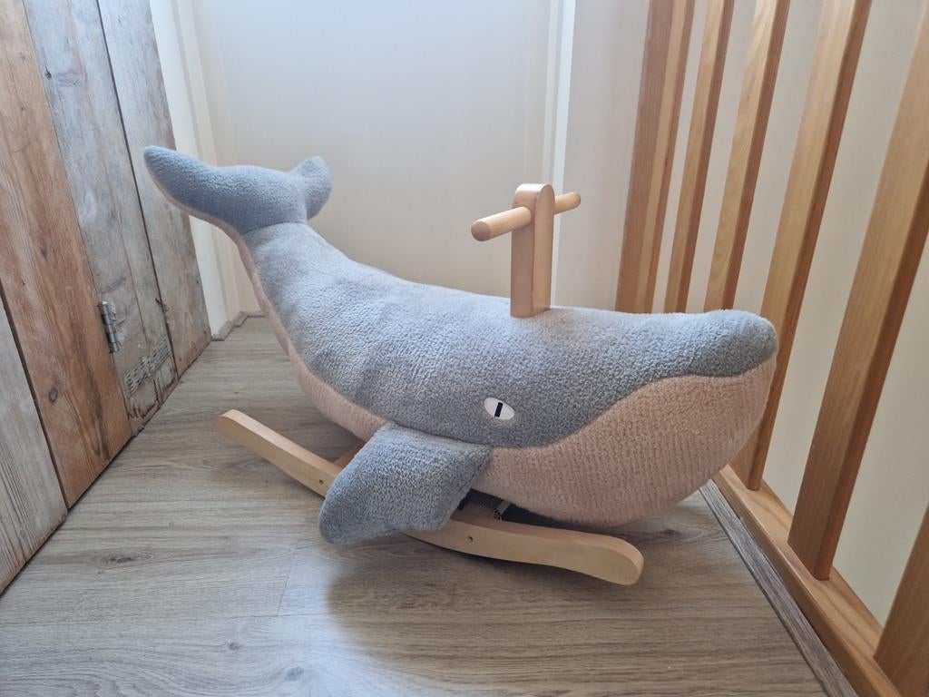 Bloomingville Walvis Schommelpaard - Zo goed als nieuw, Ophalen, Zo goed als nieuw, Overige typen