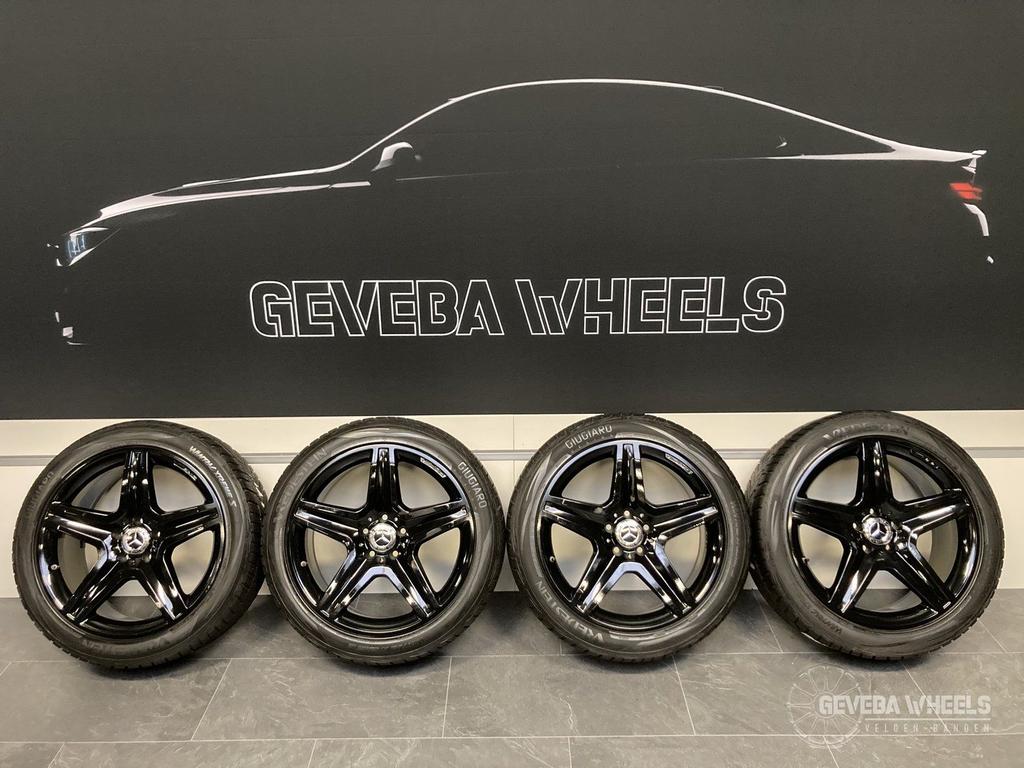 19” originele Mercedes GLA W156 AMG velgen + winterbanden, Auto-onderdelen, Banden en Velgen, 19 inch, Gebruikt, -, -