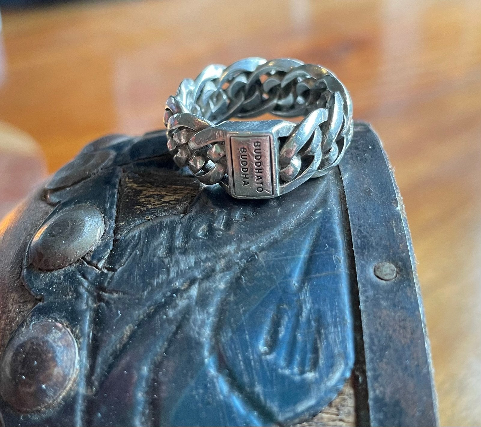 Buddha to Buddha ring Nathalie maat 17, Ophalen of Verzenden, Zo goed als nieuw, 17 tot 18, Dame of Heer