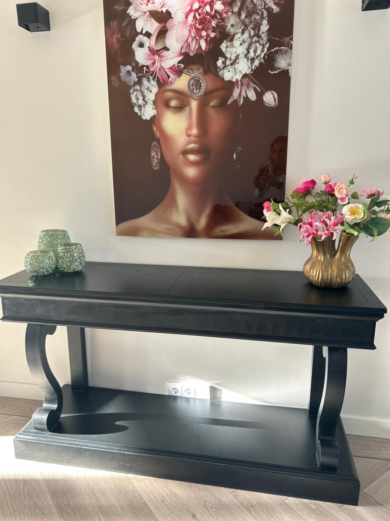Side table, Ophalen of Verzenden, Zo goed als nieuw, 25 tot 50 cm, Rechthoekig