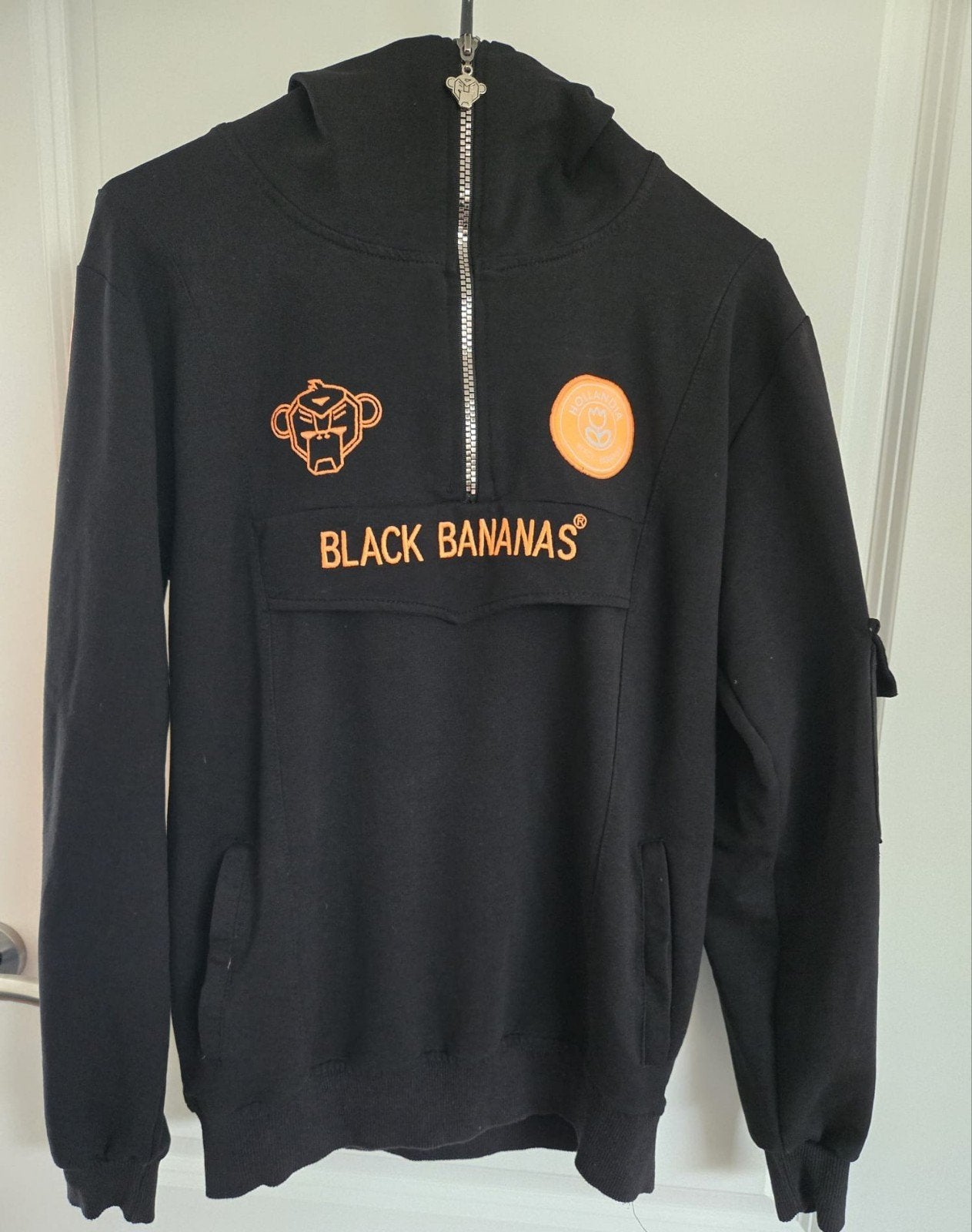 Black Bananas Zwart/Oranje maat L, Kleding | Heren, Ophalen of Verzenden, Zo goed als nieuw, Zwart
