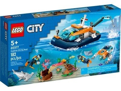 LEGO City 60377 Explorer Duikboot - Nieuw in doos, City, Lego, Nieuw, Ophalen of Verzenden
