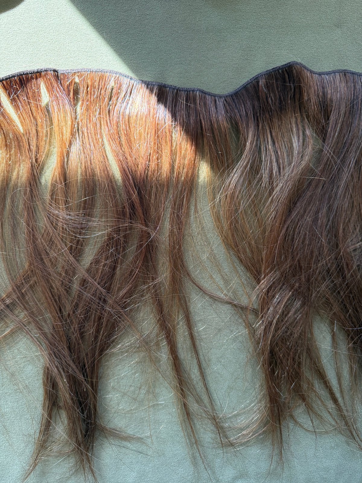 Extensions - weave - echt haar - licht bruin - nieuw, Ophalen of Verzenden, Nieuw, Pruik of Haarverlenging