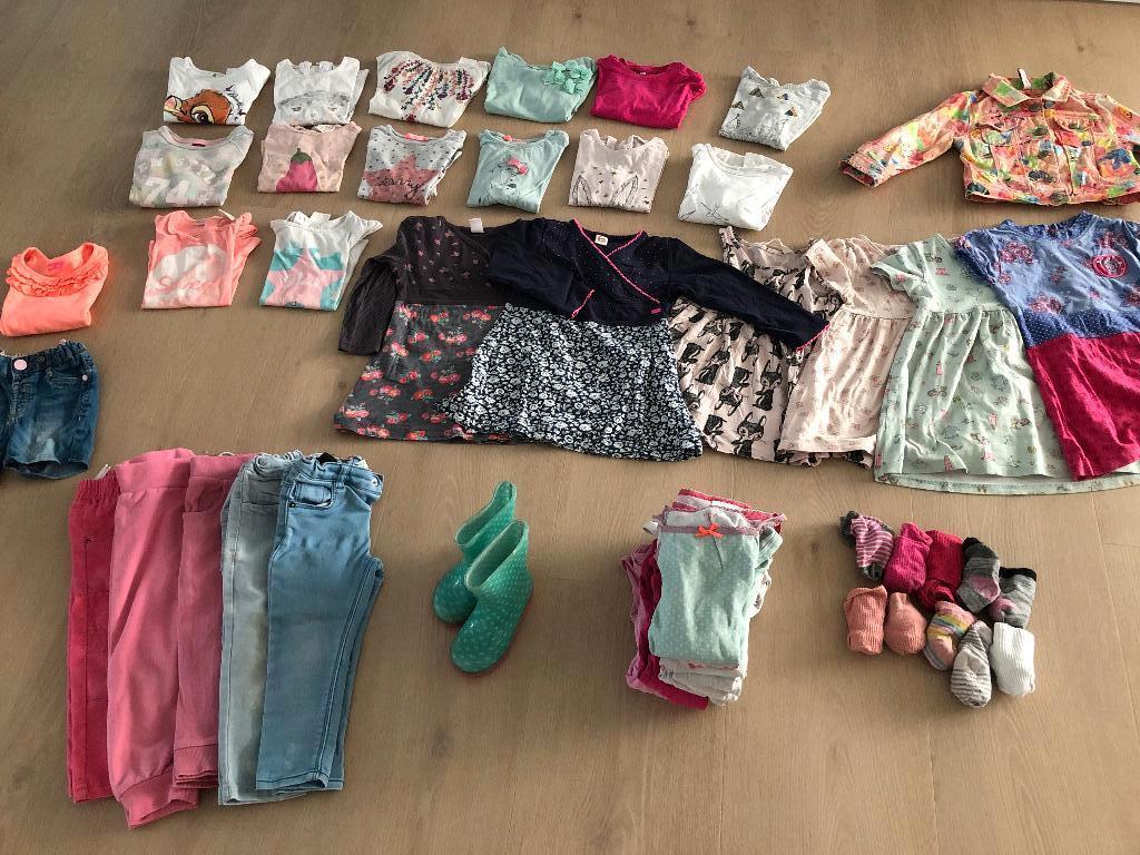 Pakket kleding maat 86 meisje voorjaar zomer, Ophalen of Verzenden, Gebruikt, Meisje