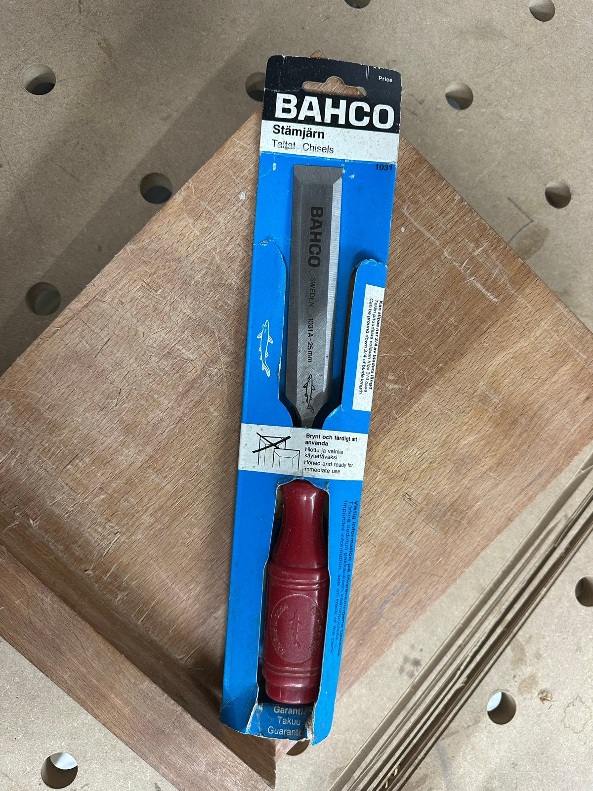 Vintage Bahco Beitel 1031 - 25mm - Nieuw in verpakking, Ophalen of Verzenden, Nieuw, Beitel