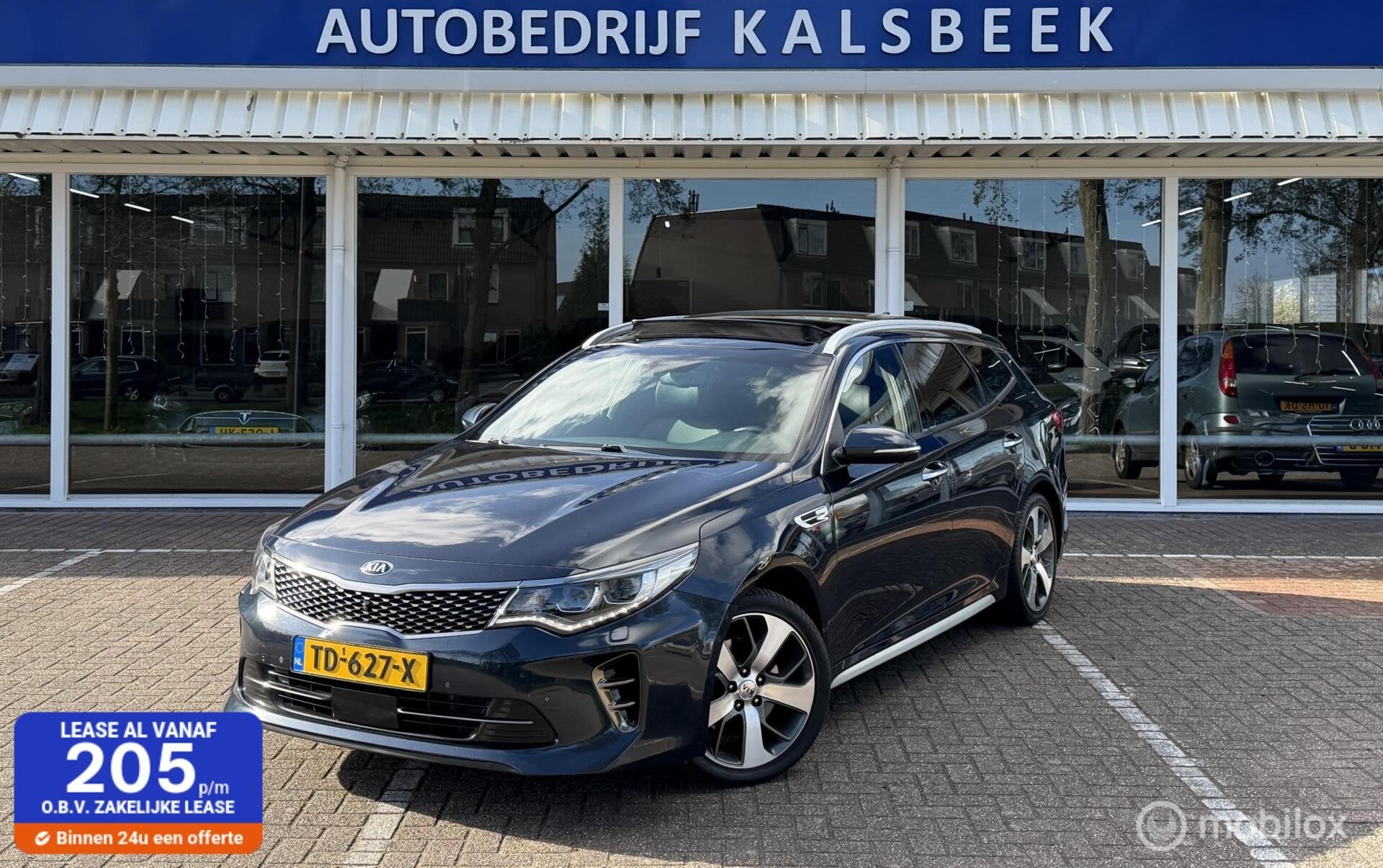 Kia Optima Sportswagon 1.7 CRDi GT-Line|Pano|H&K|360|Stoelko, Auto's, Gebruikt, Euro 6, 4 cilinders, 1535 kg