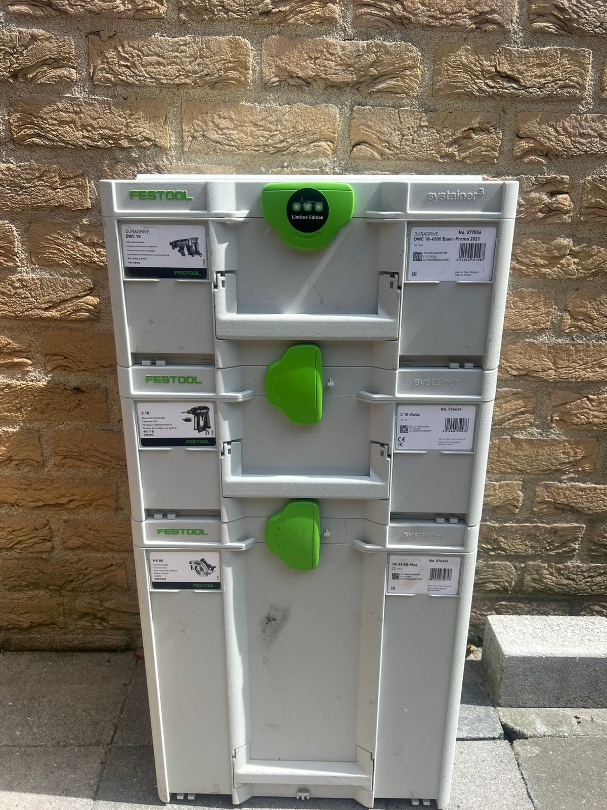 3x Festool systainer, Ophalen of Verzenden, Zo goed als nieuw