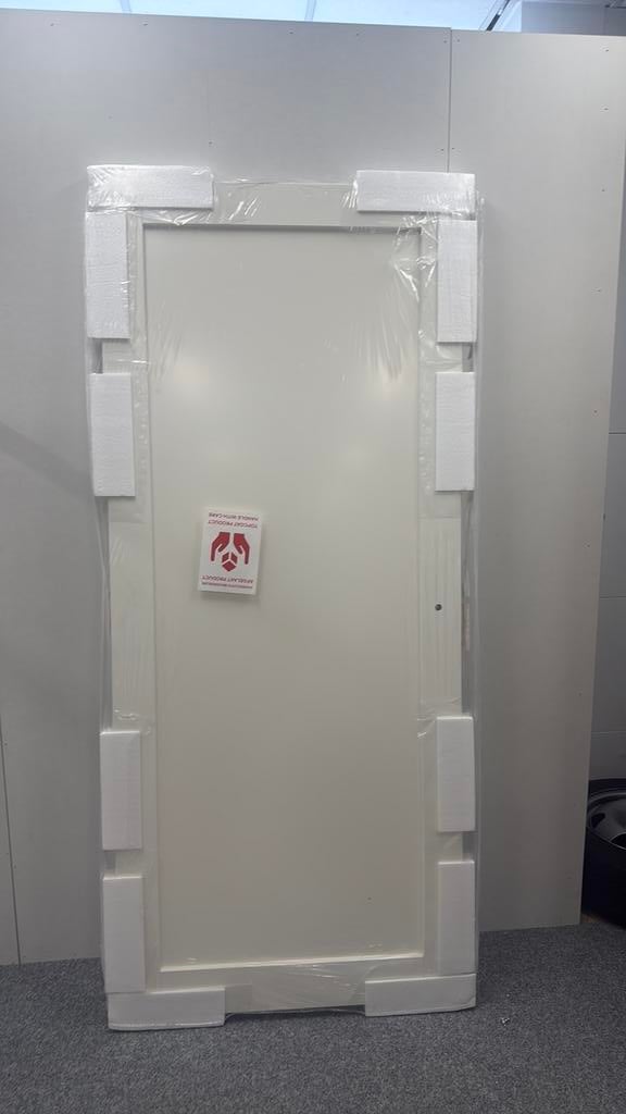 Mp 308 witte opdekdeur 211,5/88cm linksdraaiend, Huis en Inrichting, Ophalen, Zo goed als nieuw