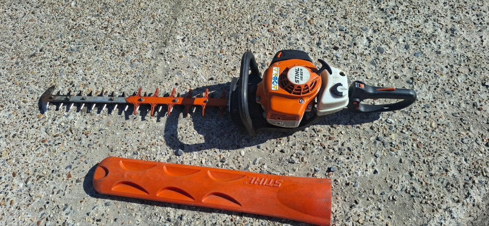 Stihl HS 82 R Heggenschaar - Benzine, Ophalen of Verzenden, Gebruikt, Benzine, Stihl
