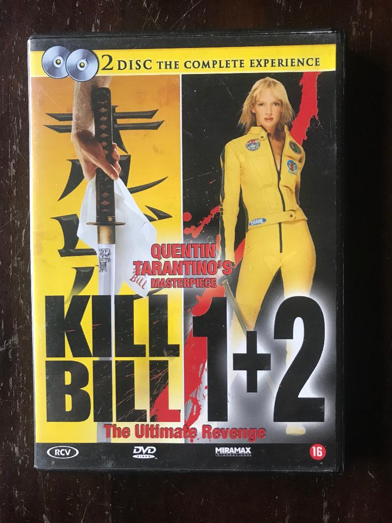 Kill Bill ( 2 DVD Box ) met Film 1 en 2, Vanaf 16 jaar, Ophalen of Verzenden, Zo goed als nieuw, Actie