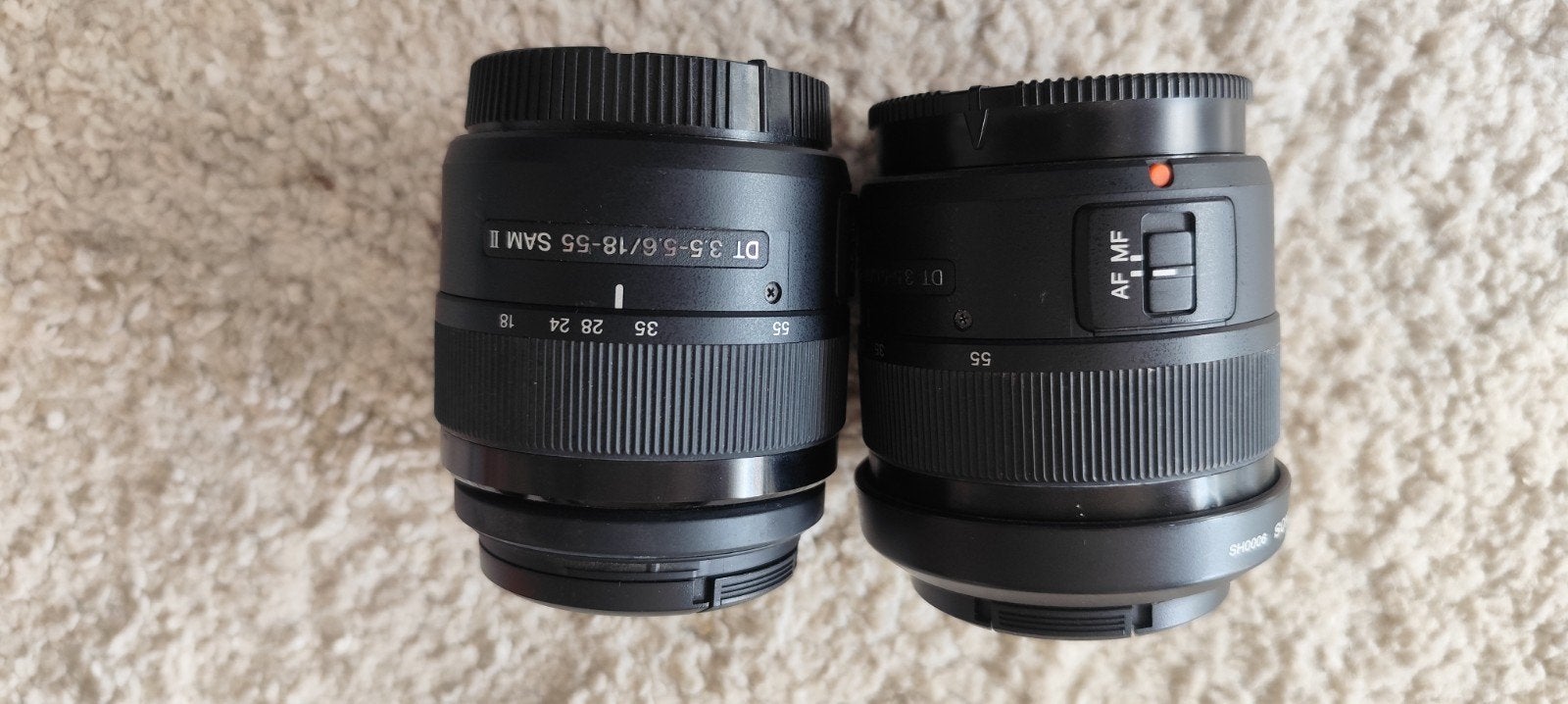Sony DT 3.5-5.6/18-55 SAM II lens, Ophalen, Gebruikt, Sony, Standaardlens