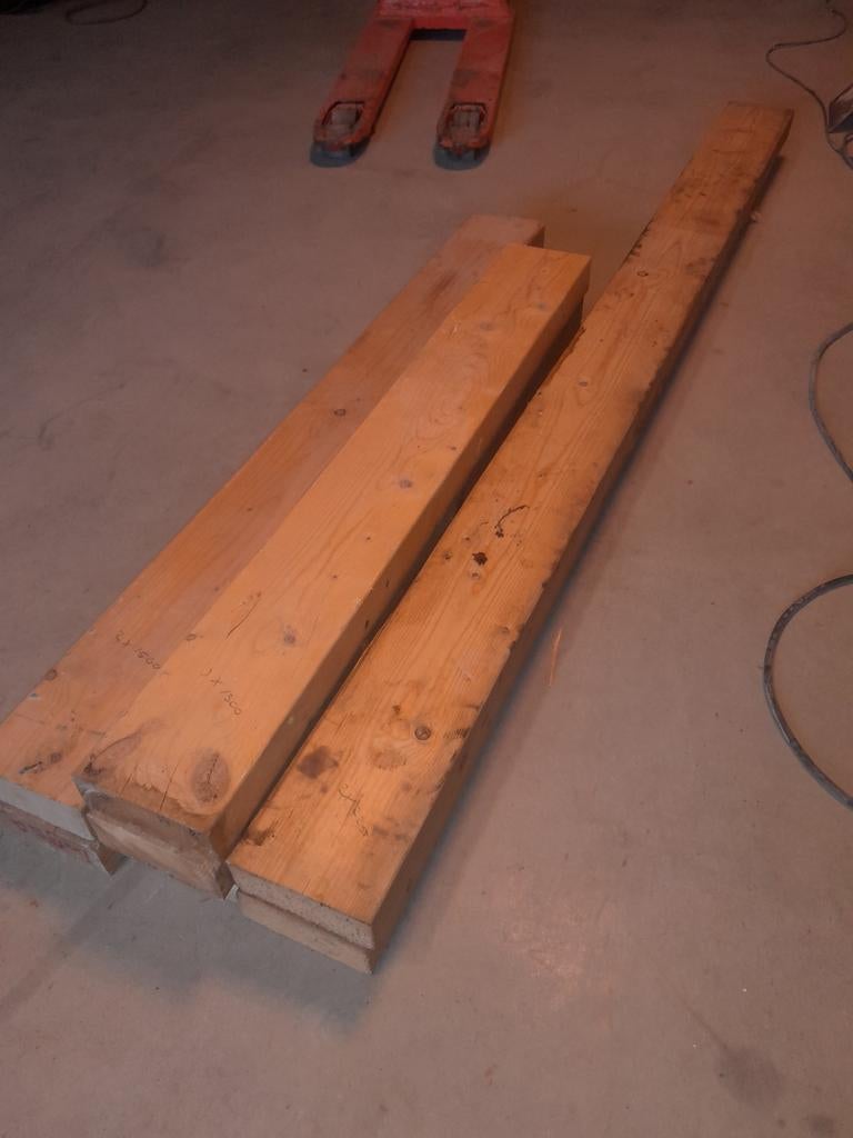 Houten balken, Ophalen, Gebruikt, 250 cm of meer, Balken