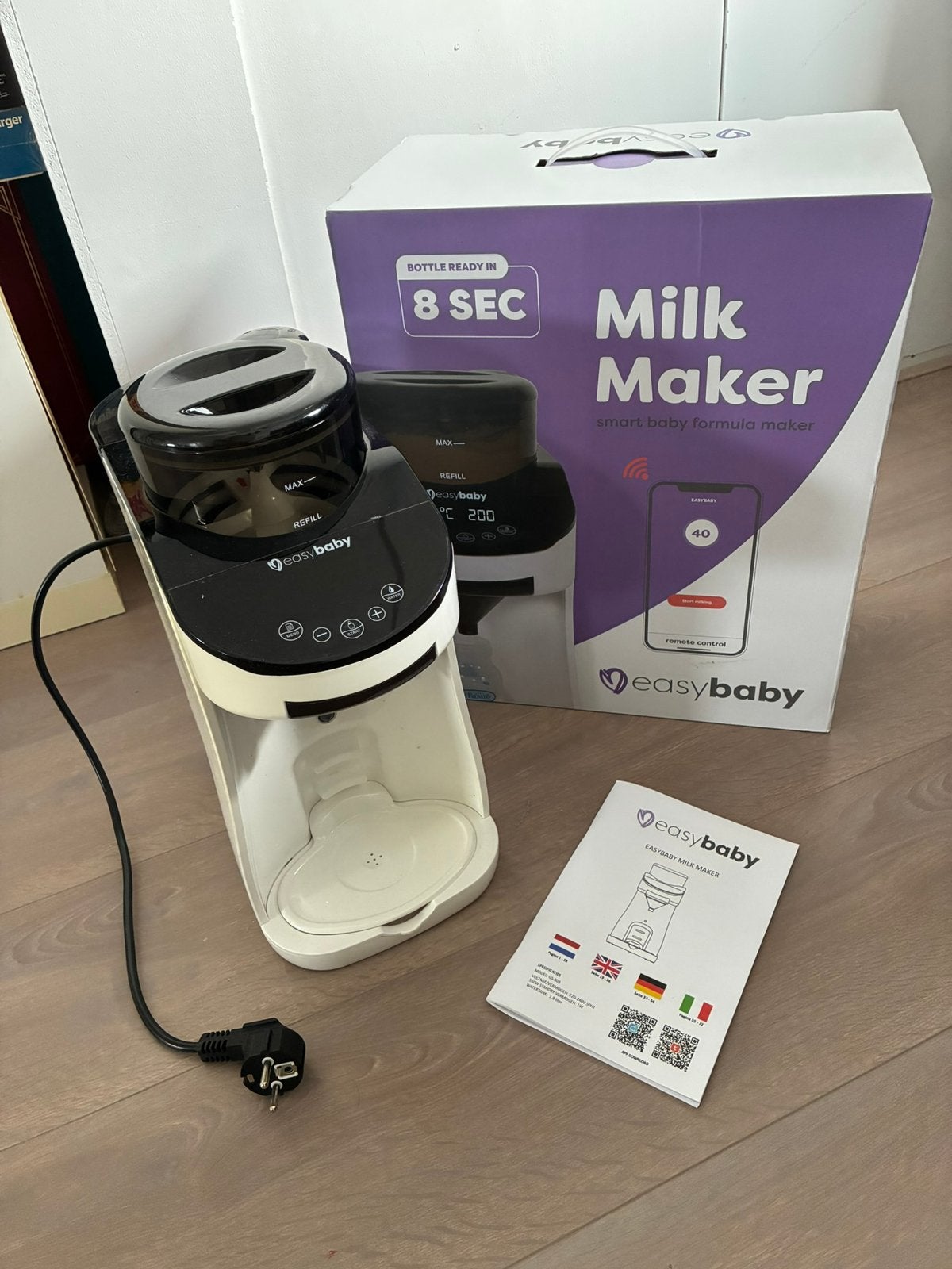 Easybaby Milk Maker, Ophalen, Zo goed als nieuw, Babyvoedingmaker, Easybaby