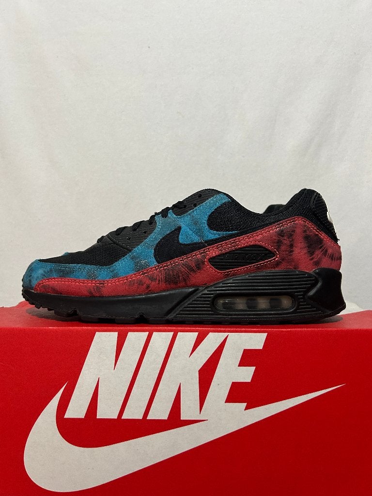 ALS NIEUW! Maat 45,5 - Nike Air Max 90 Tie-Dye, Overige kleuren, Verzenden, Nike, Nike
