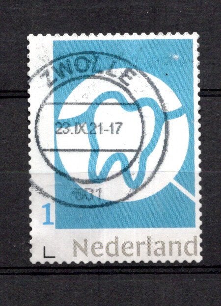gestempelde zegel. persoonlijke:  tandarts, Ophalen of Verzenden, Na 1940, Gestempeld