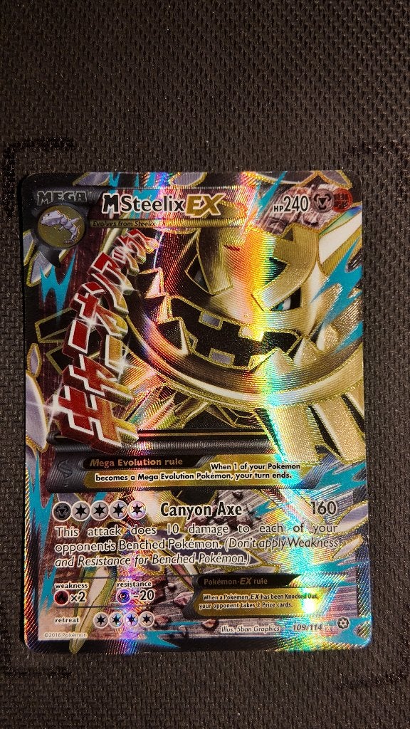 M Steelix-EX 109 Steam Siege | Pokemon kaart, Ophalen, Zo goed als nieuw, Losse kaart, Foil