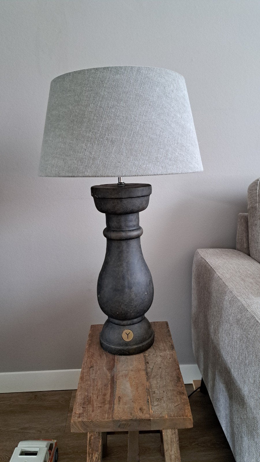 Mooie schemerlamp Brynxz, Ophalen, Gebruikt, 72 cm, Met kap