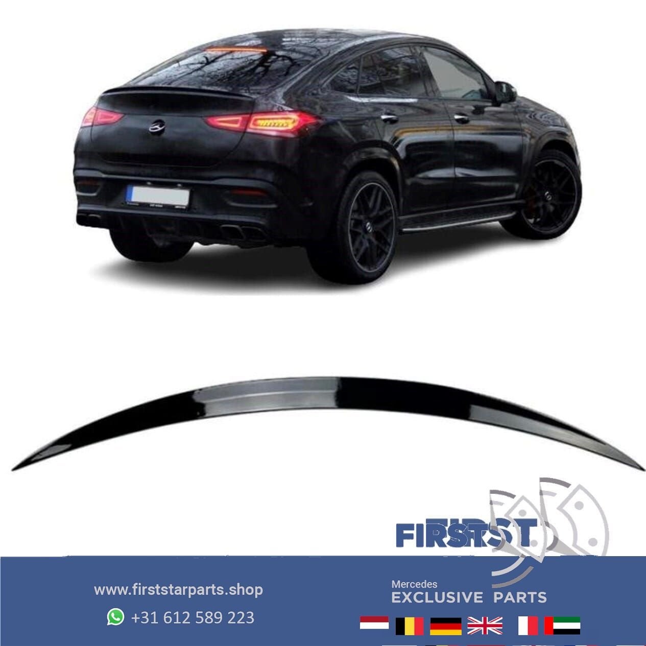 C167 GLE COUPÉ AMG KOFFERBAK SPOILER GLE43 GLE53 GLE63 GLE63