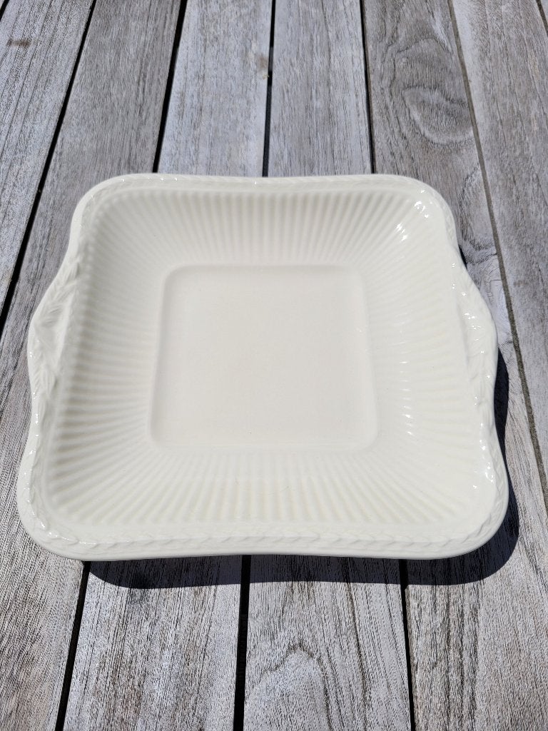 Wedgwood Edme vierkante schaal bord, Ophalen of Verzenden, Gebruikt, Aardewerk, Schaal of Schalen