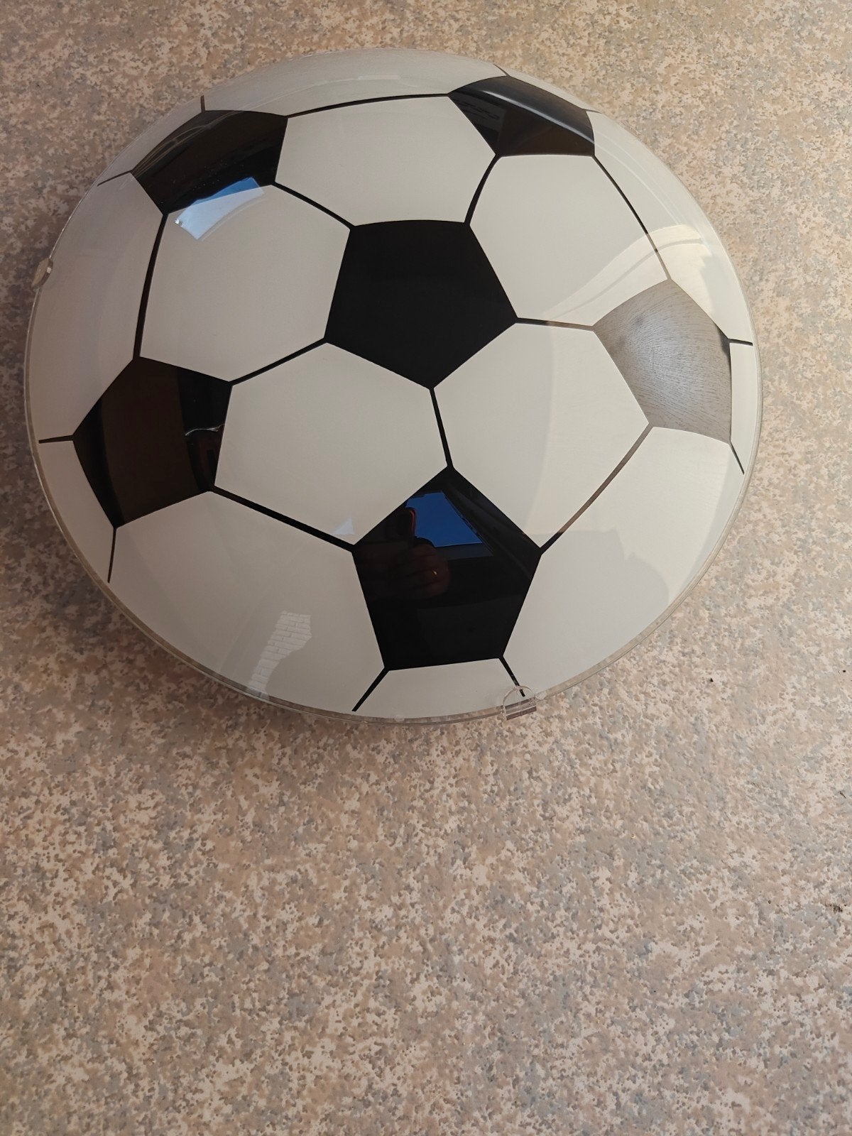 voetbal plafonnière, Ophalen