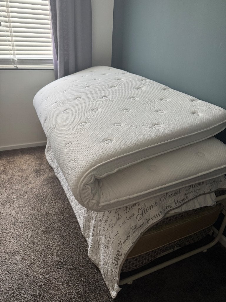 Topper 180x210, Ophalen, Gebruikt, 210 cm, Tweepersoons
