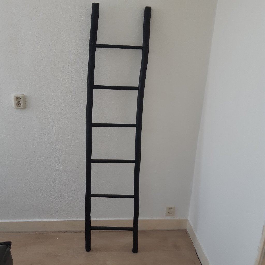 3 deco-ladders, Huis en Inrichting, Woonaccessoires | Overige, Ophalen, Hout, Meerkleurig, Landelijk