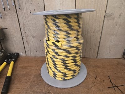 Rol lijn 50 meter 16 mm, Niet ingevuld, Gebruikt, Niet ingevuld, Niet ingevuld