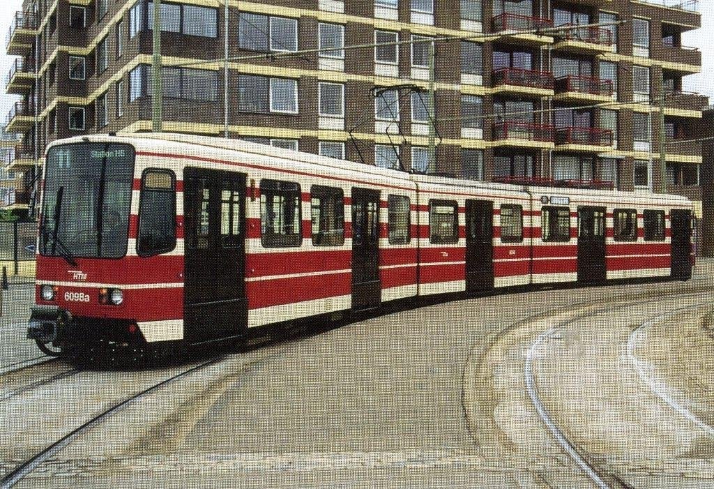 HTM tram Ansichtkaart, Verzenden, 1980 tot heden, Zuid-Holland
