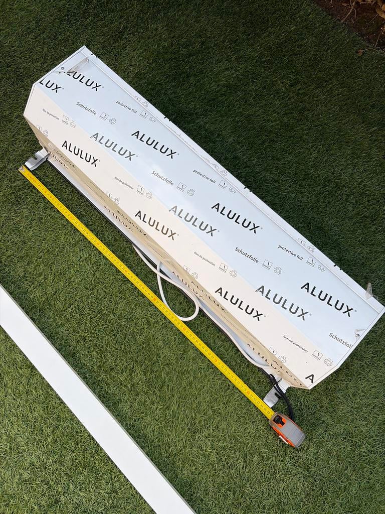 Alulux rolluik, wit, 85.5 cm breed, Doe-het-zelf en Verbouw, Rolluiken, Wit, Nieuw, Ophalen of Verzenden, Minder dan 100 cm