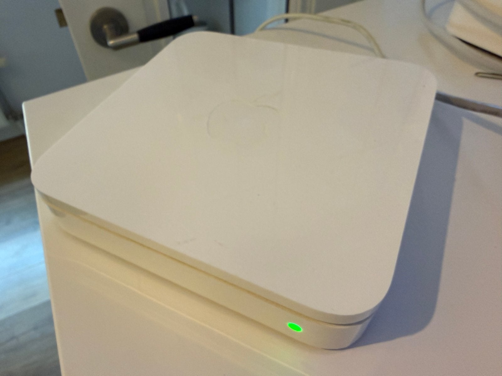 Apple AirPort Extreme Base Station A1408 Router, Computers en Software, Routers en Modems, Ophalen of Verzenden, Gebruikt, Router