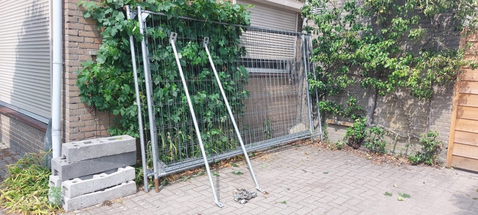 bouwhekken, Ophalen, Gebruikt, IJzer