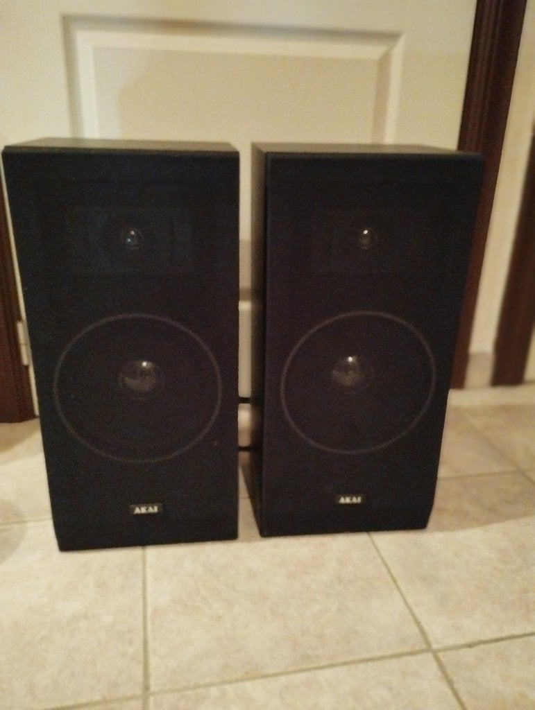 Luidsprekers akai, Ophalen, Minder dan 60 watt, Front, Rear of Stereo speakers, Overige merken