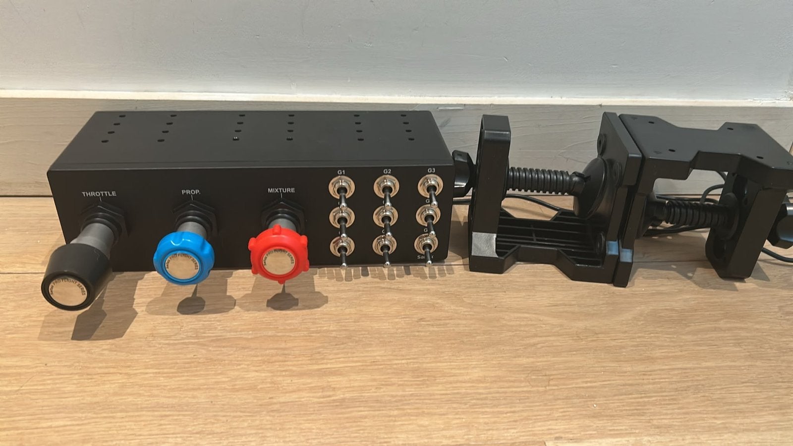 Saitek TPM Throttle Module voor realistische flight sim, Computers en Software, Joysticks, Verzenden, Zo goed als nieuw
