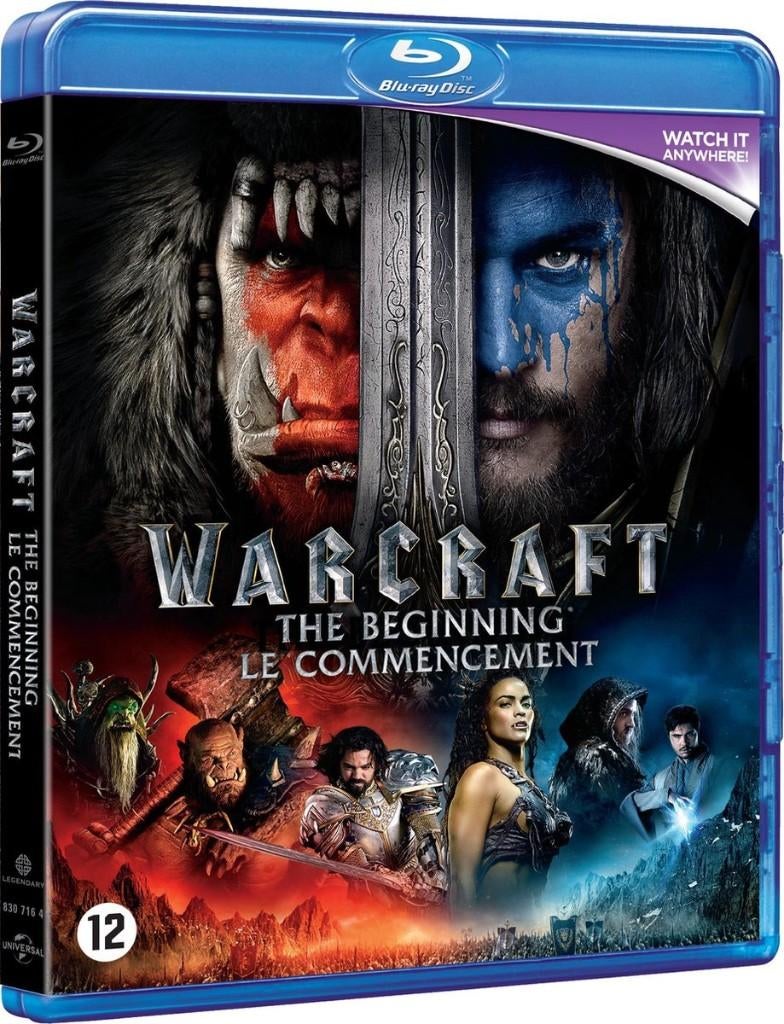 Warcraft - The Beginning Blu-ray, Cd's en Dvd's, Ophalen of Verzenden, Zo goed als nieuw, Actie