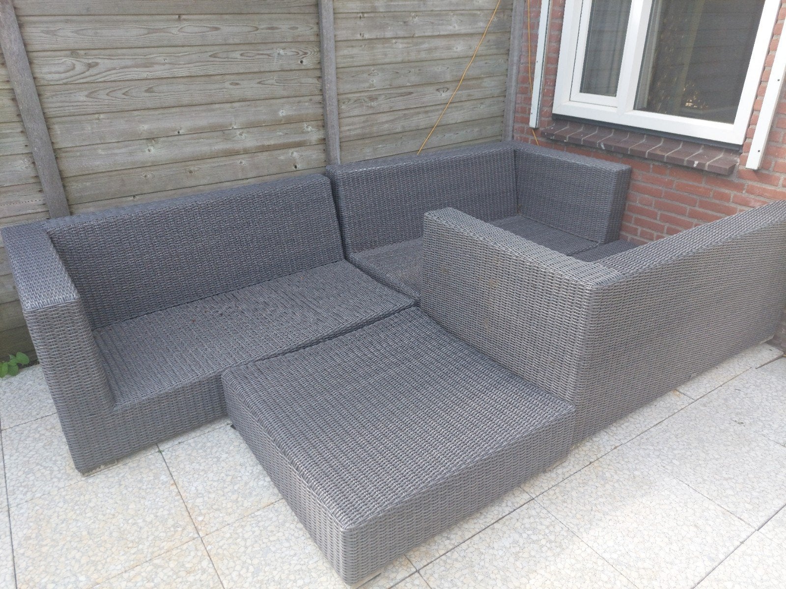 tuin set, Ophalen, Gebruikt, Textileen, Bank