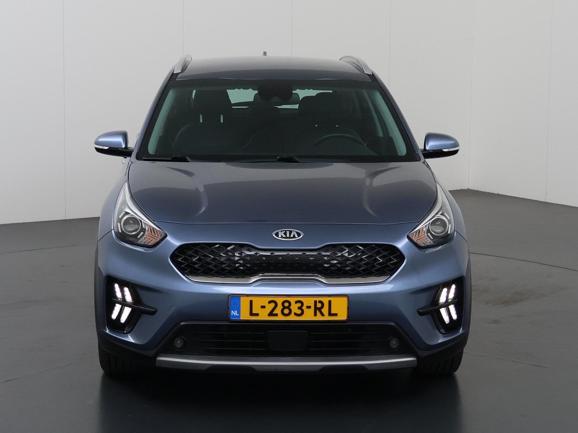 Kia Niro 1.6 GDi Hybrid DynamicLine | Trekhaak | Navigatie |, Auto's, Gebruikt, Euro 6, 2 kWh, Blauw