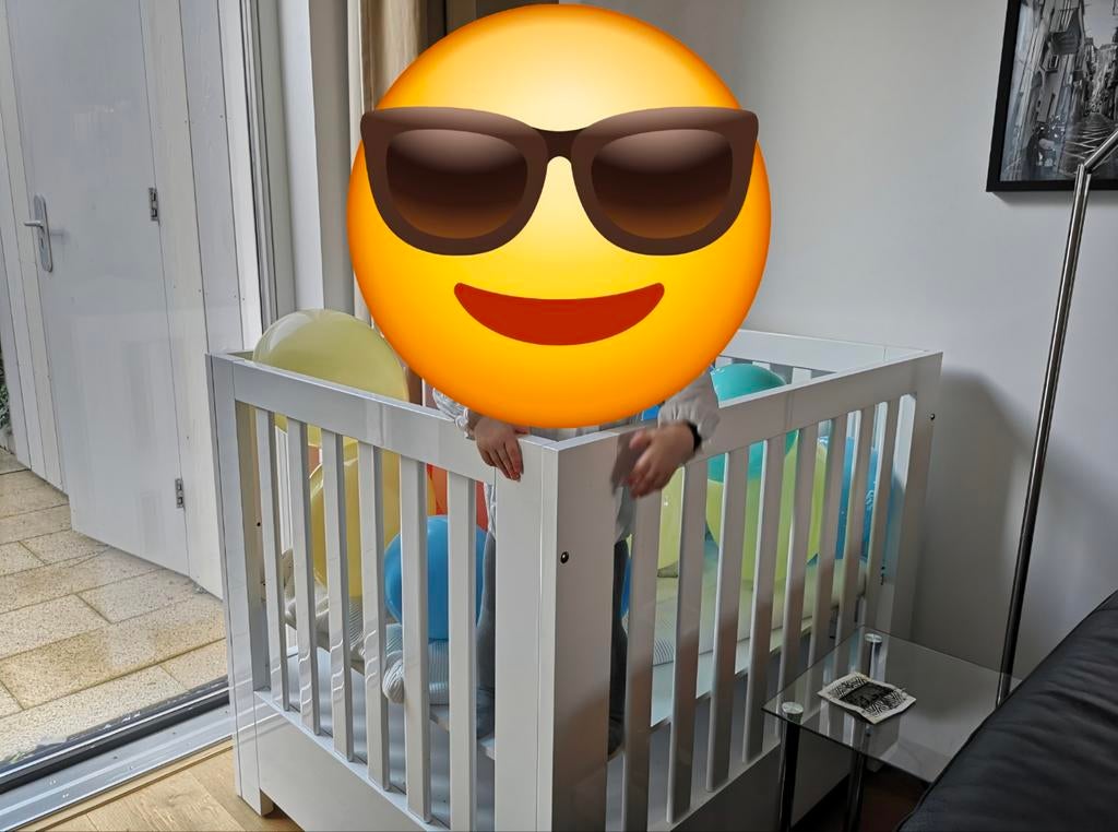 Box Alaska wit hoogglans van Kidsmill twv 349,-. Met lade., Kinderen en Baby's, Boxen, Ophalen, Gebruikt, Lade