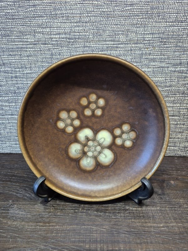 Vintage borden Sandstone Denby Engeland,  10 beschikbaar, Ophalen of Verzenden