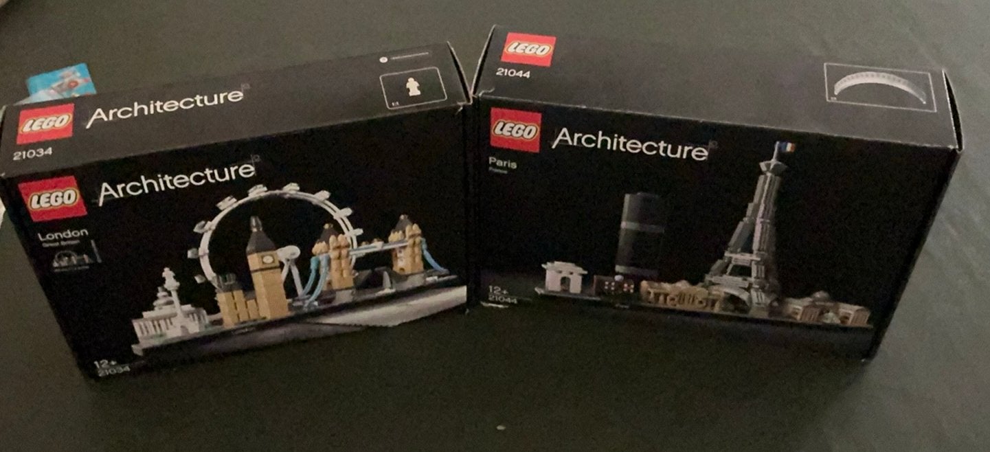 Lego architecture. 21034. 21044, Ophalen of Verzenden, Zo goed als nieuw