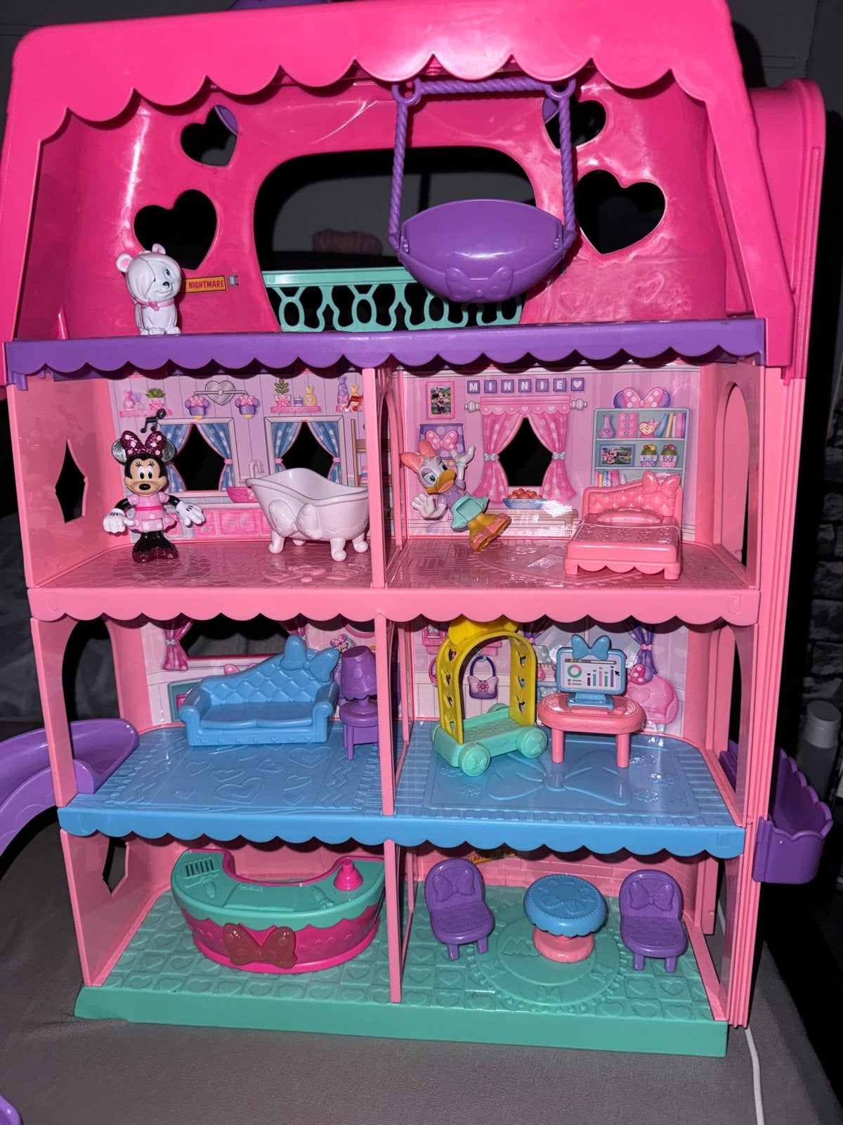 Disney Minnie's Bow-Tel Hotel Speelset - Zo goed als nieuw, Ophalen of Verzenden, Zo goed als nieuw, Poppenhuis
