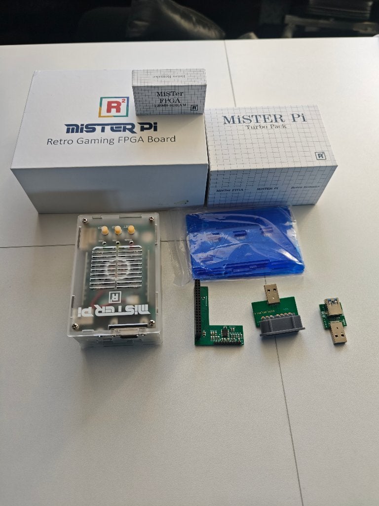 MiSTer Pi FPGA complete set + 9 SNAC-adapters, Ophalen of Verzenden, Zo goed als nieuw