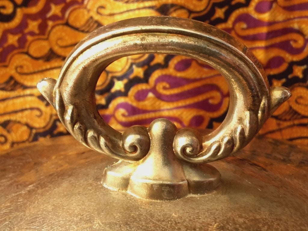Mooie oude dekschaal uit Amerika van Oneida silverplate., Ophalen of Verzenden