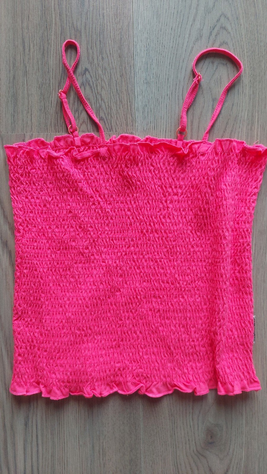 Zomerse set: roze top en blauwe rok voor meisjes maat 146-15, Gebruikt, Meisje, Ophalen of Verzenden, Setje