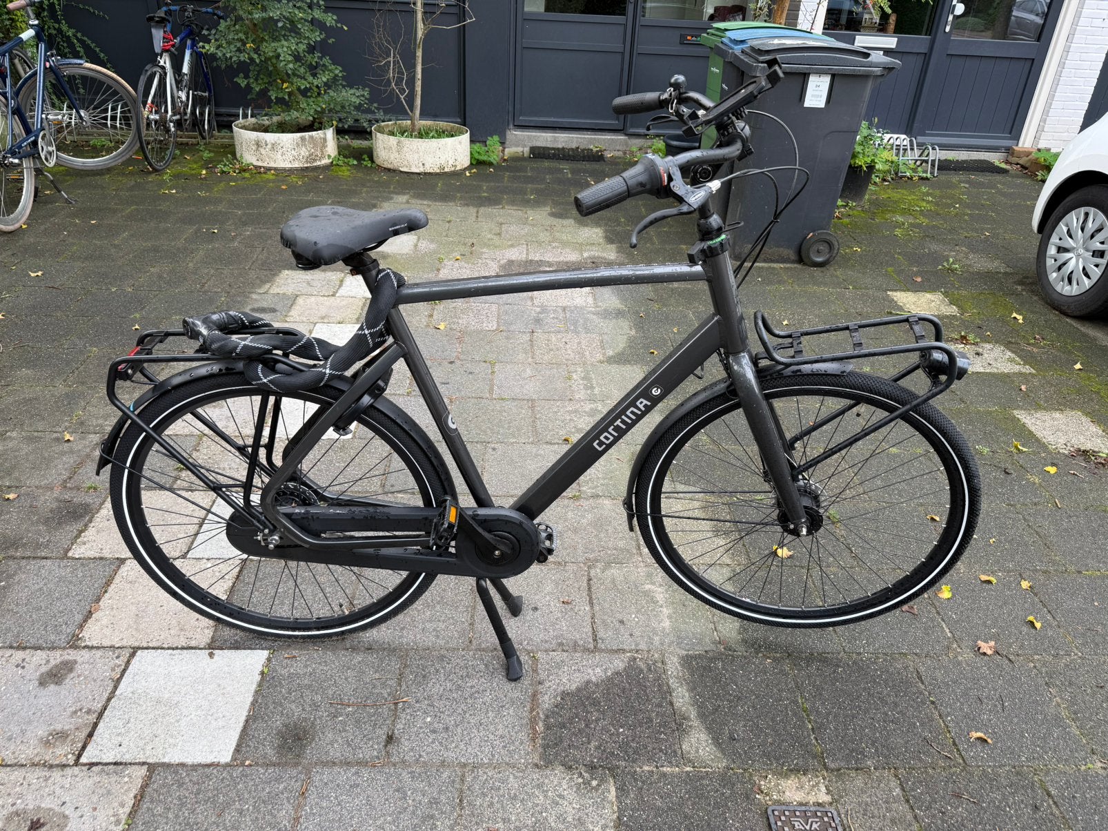 Cortina Common ND7 2025 herenfiets, zo goed als nieuw, Fietsen en Brommers, Versnellingen, Zo goed als nieuw, 65 cm of meer, Trommelrem