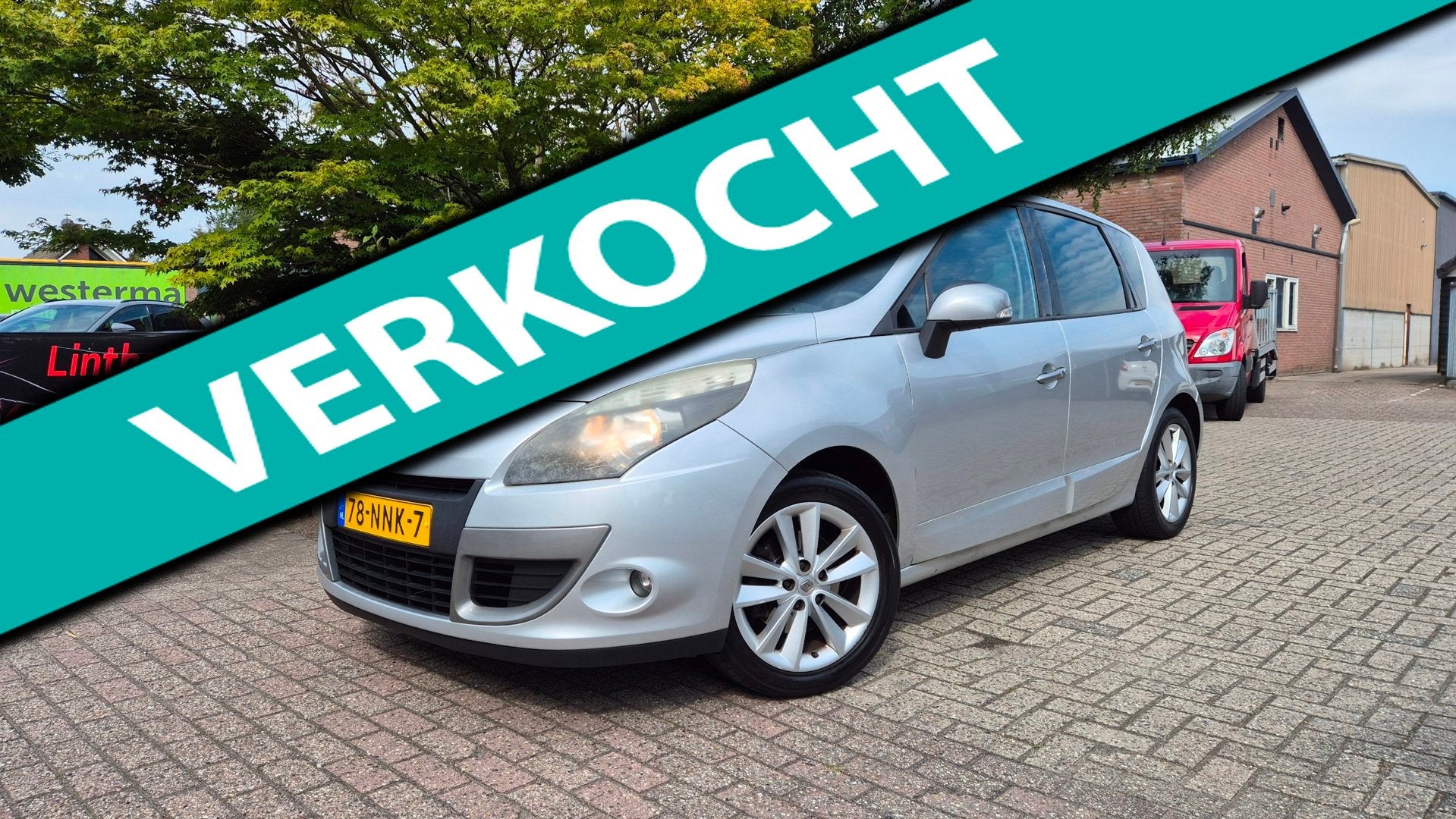 Renault Scénic 1.6 Celsium-clima-navi-2010, Voorwielaandrijving, Euro 5, Stof, Gebruikt