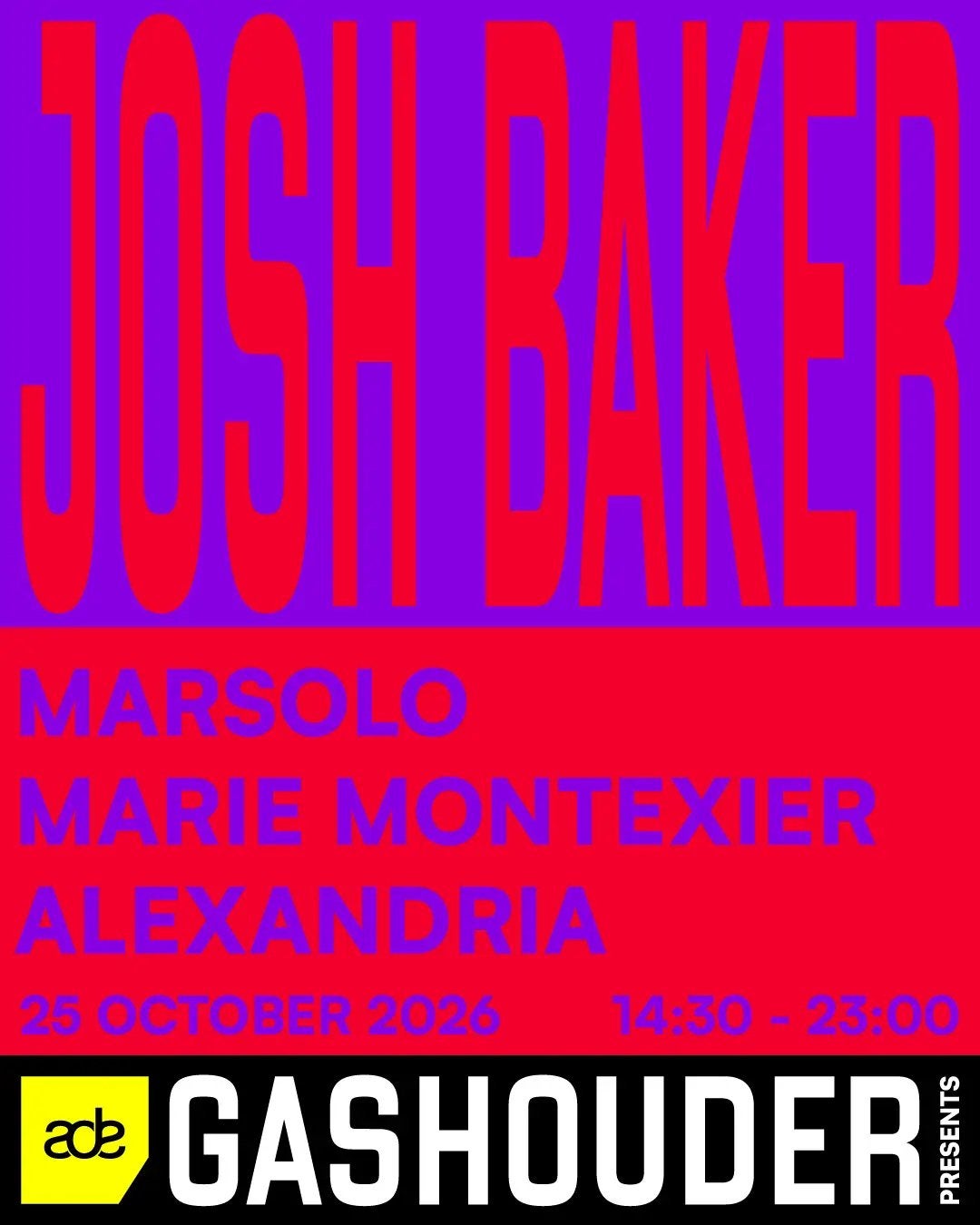 Josh Baker ADE Gashouder 8+ tickets, Twee personen