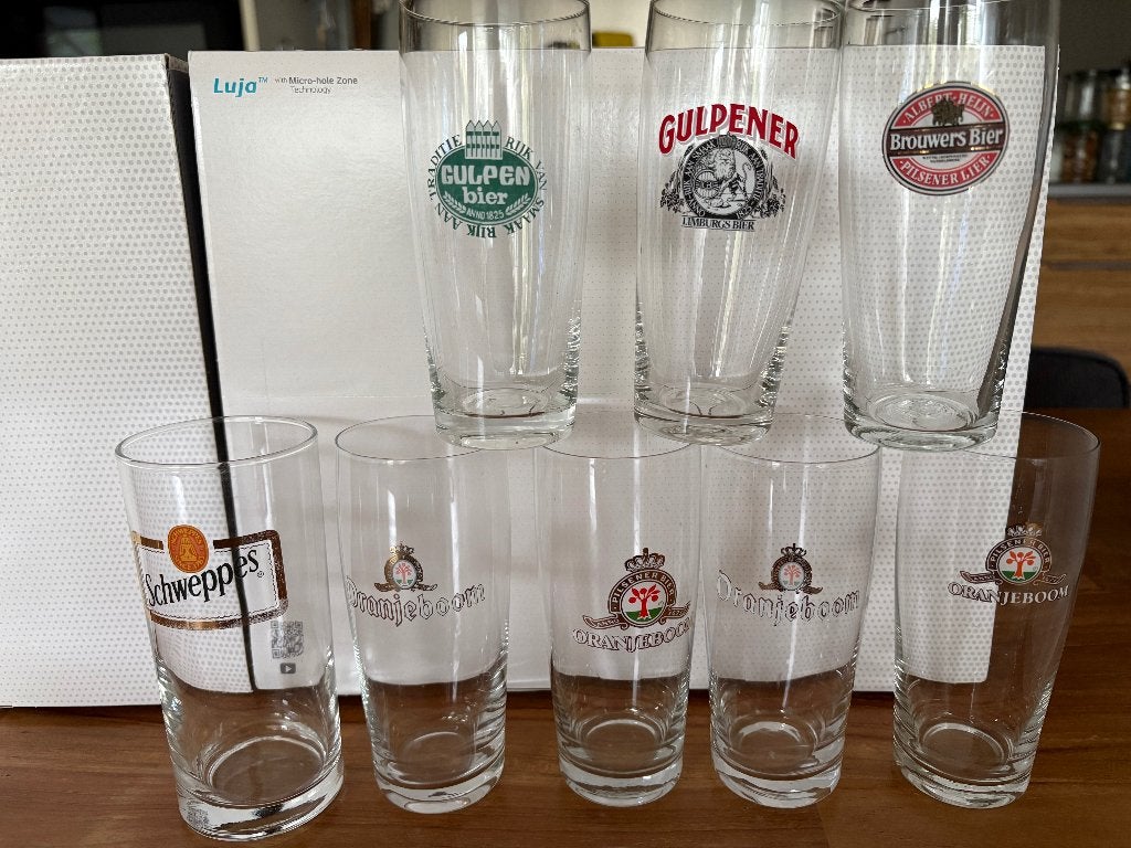 Glazen, bier en limonade, Ophalen of Verzenden, Zo goed als nieuw, Overige typen